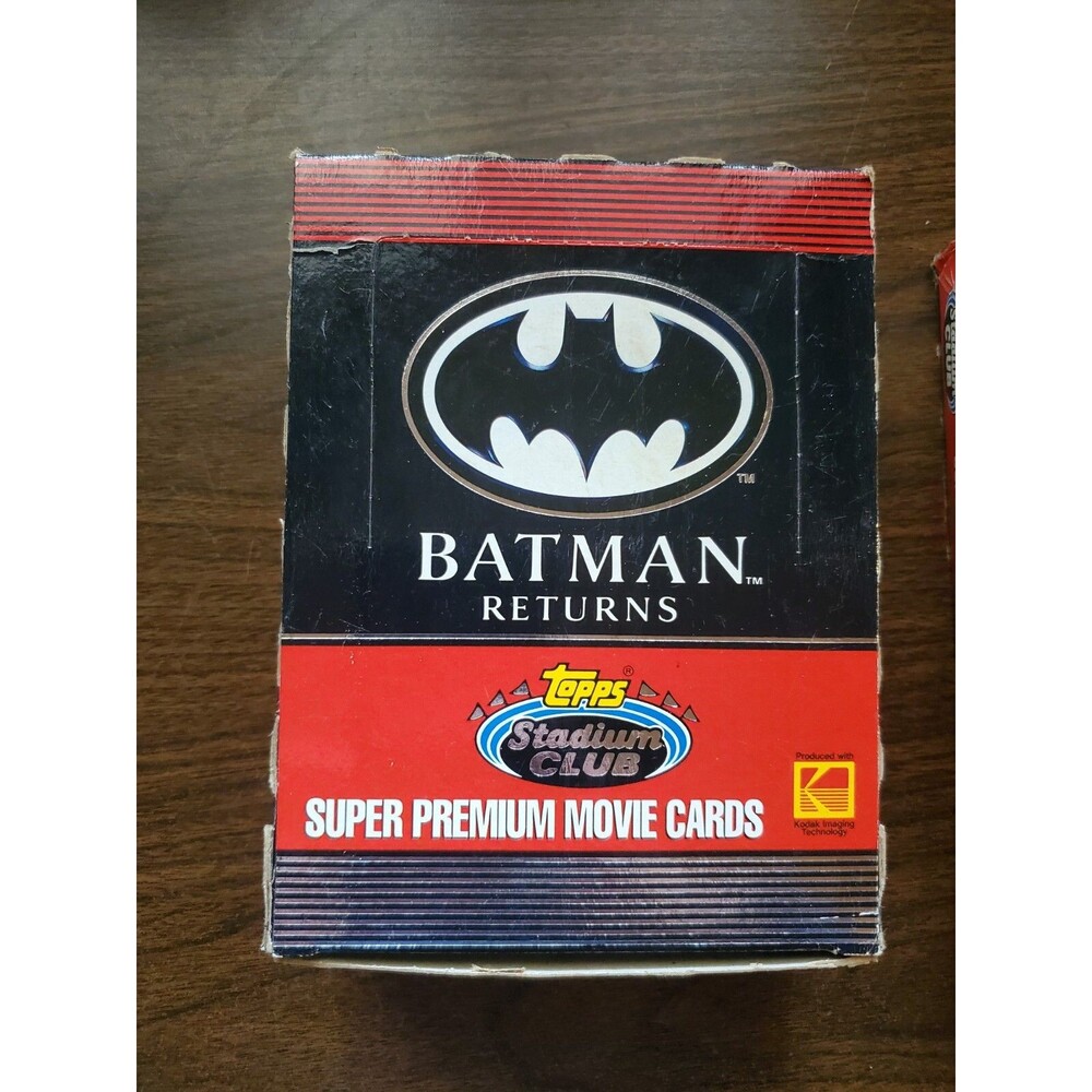 1991 Topps Stadium Club Batman Returns Movie Trading Cards Packs